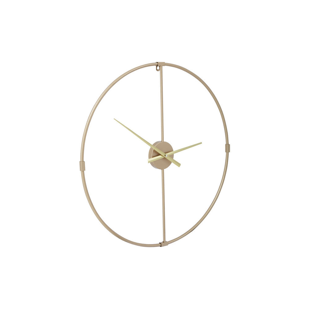 Olivias Boutique Hotel Collection Gold Round Wall Clock Outlet