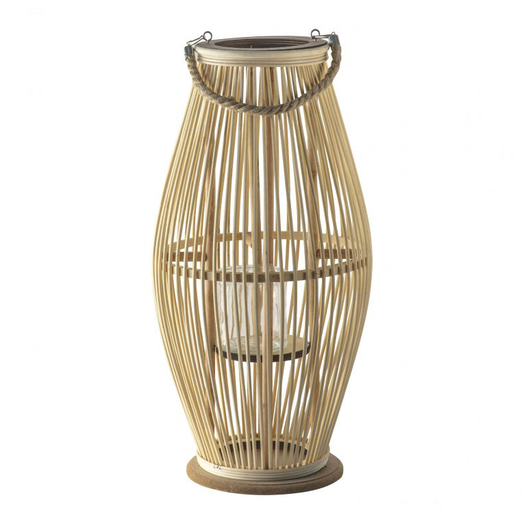 Gallery Interiors Sandal Lantern Outlet Natural Small