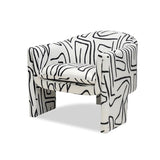 LIANG & EIMIL ICONIC OCCASIONAL CHAIR - ZEBRA BLACK & WHITE