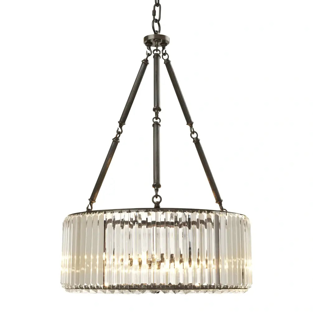 Product photograph of Eichholtz Infinity Chandelier In Bronze Highlight Finish from Olivia's