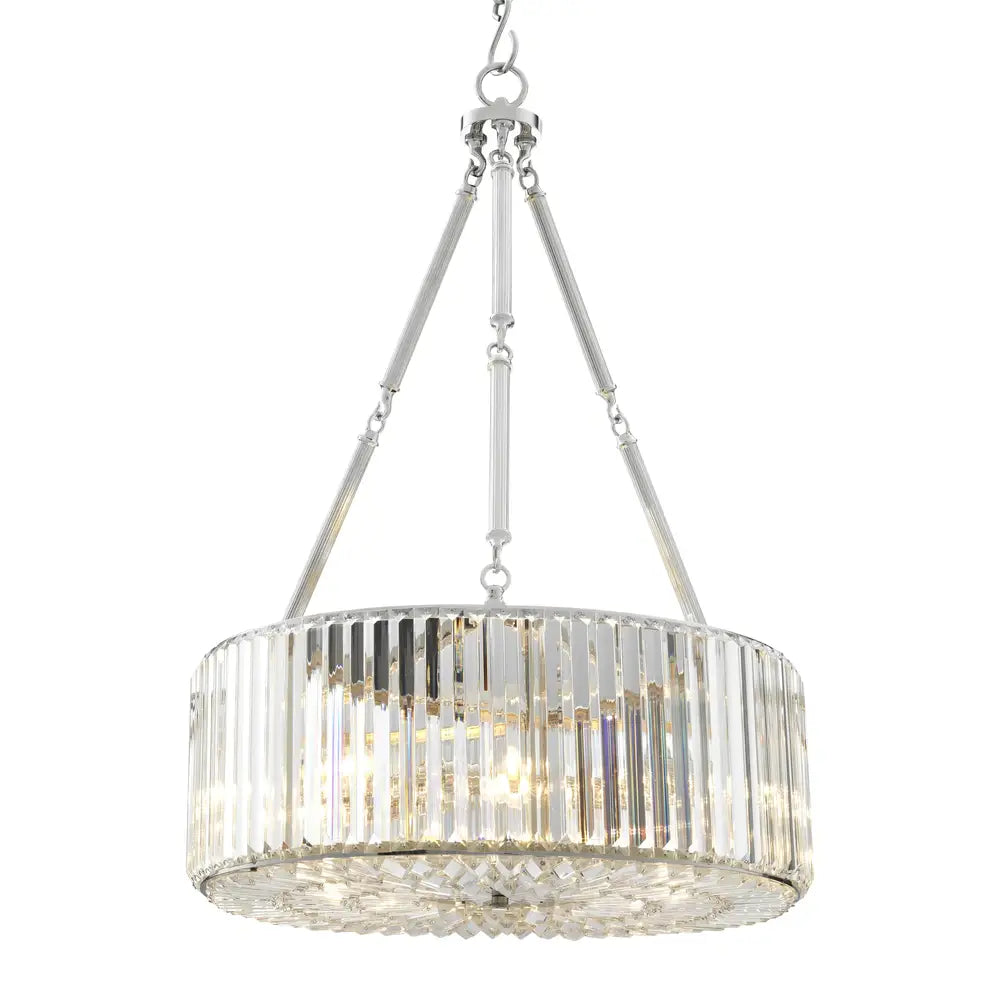 Product photograph of Eichholtz Infinity Chandelier In Nickel Finish from Olivia's