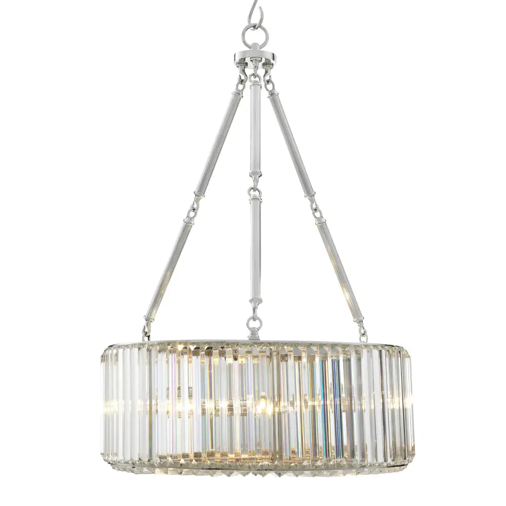 Product photograph of Eichholtz Infinity Chandelier In Nickel Finish from Olivia's.