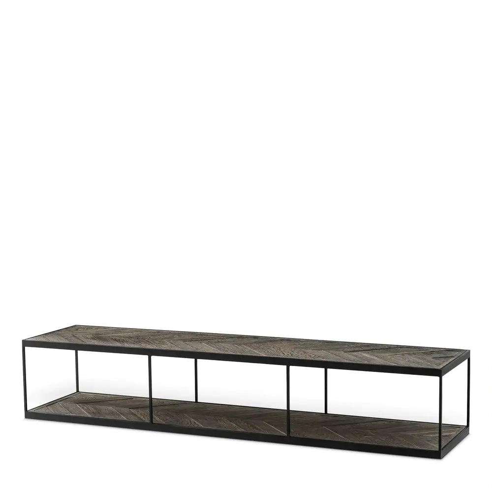 Product photograph of Eichholtz La Varenne Long Coffee Table In Weathered Oak from Olivia's.