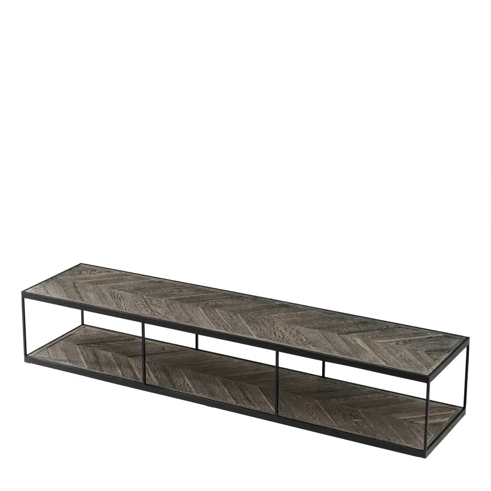 Product photograph of Eichholtz La Varenne Long Coffee Table In Weathered Oak from Olivia's