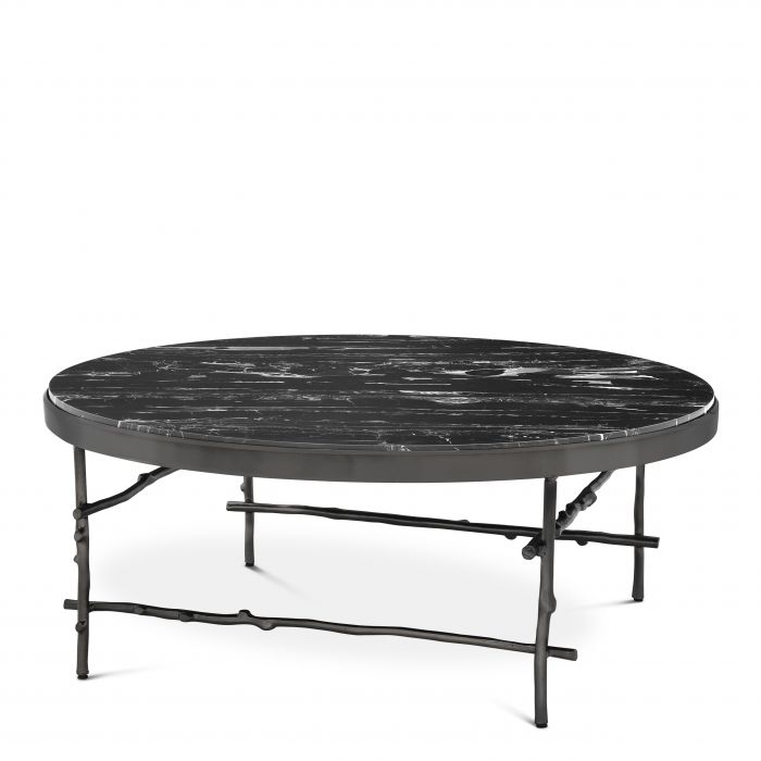 Eichholtz Tomasso Round Coffee Table In Bronze Finish