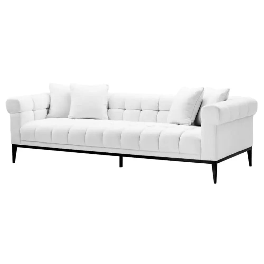 Product photograph of Eichholtz Aurelio Sofa In Avalon White from Olivia's