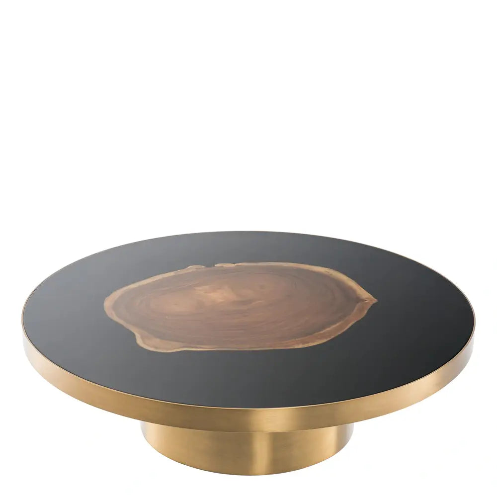 Product photograph of Eichholtz Concord Coffee Table In A Brushed Brass Finish from Olivia's