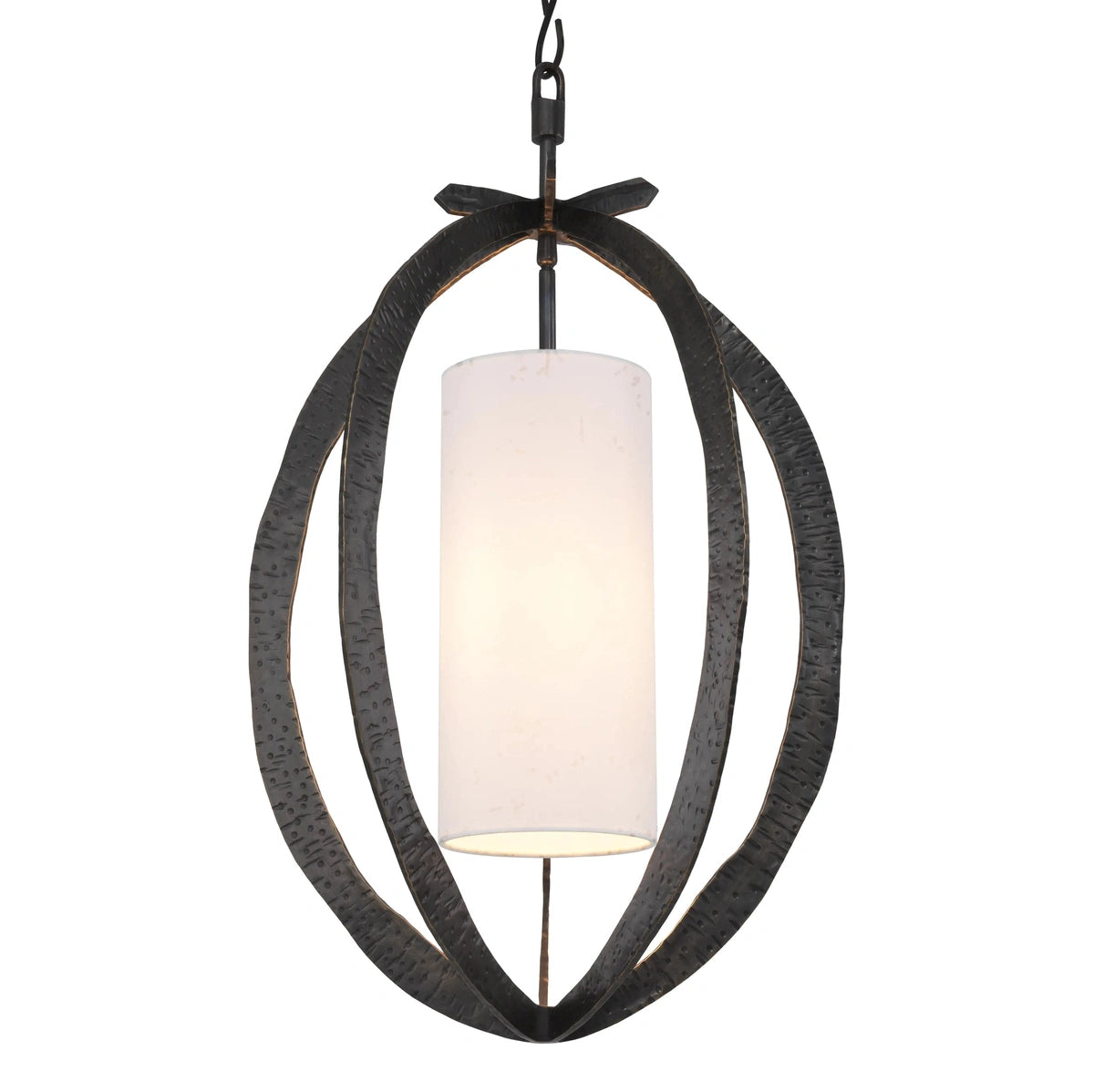 Eichholtz Luciano Chandelier In Hammered Bronze Highlight