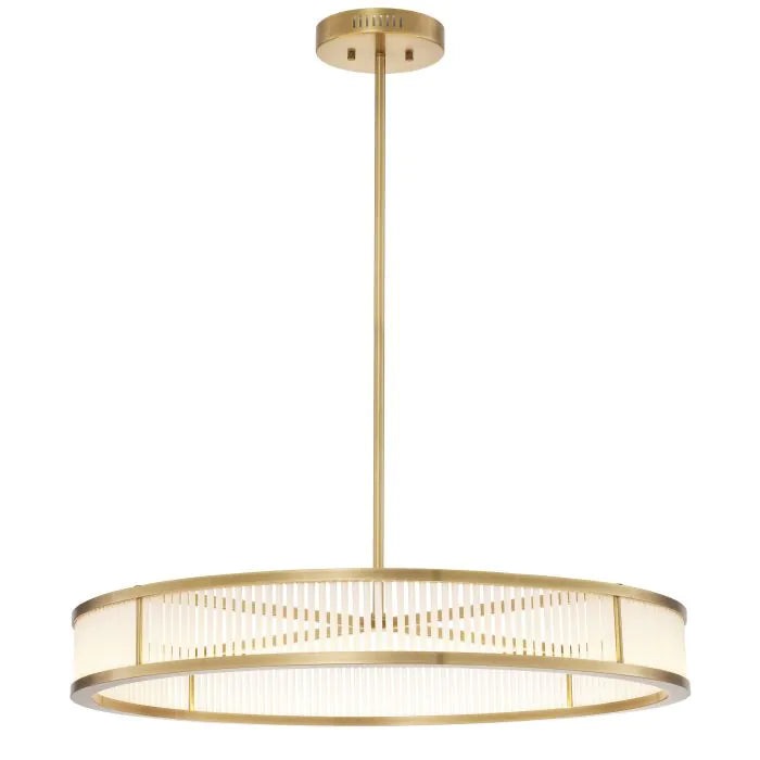 Product photograph of Eichholtz Thibaud Chandelier Large Antique Brass from Olivia's