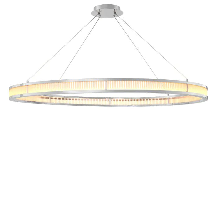 Eichholtz Damien Chandelier Xl In Nickel Finish