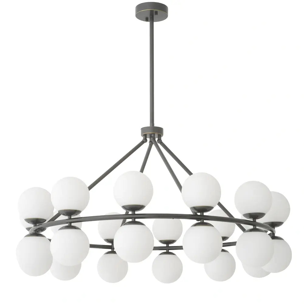 Product photograph of Eichholtz Hutchinson Chandelier In Bronze Highlight Finish from Olivia's.