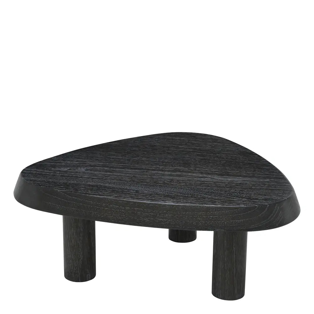 Product photograph of Eichholtz Bri L Small Coffee Table In Charcoal Grey Veneer from Olivia's.