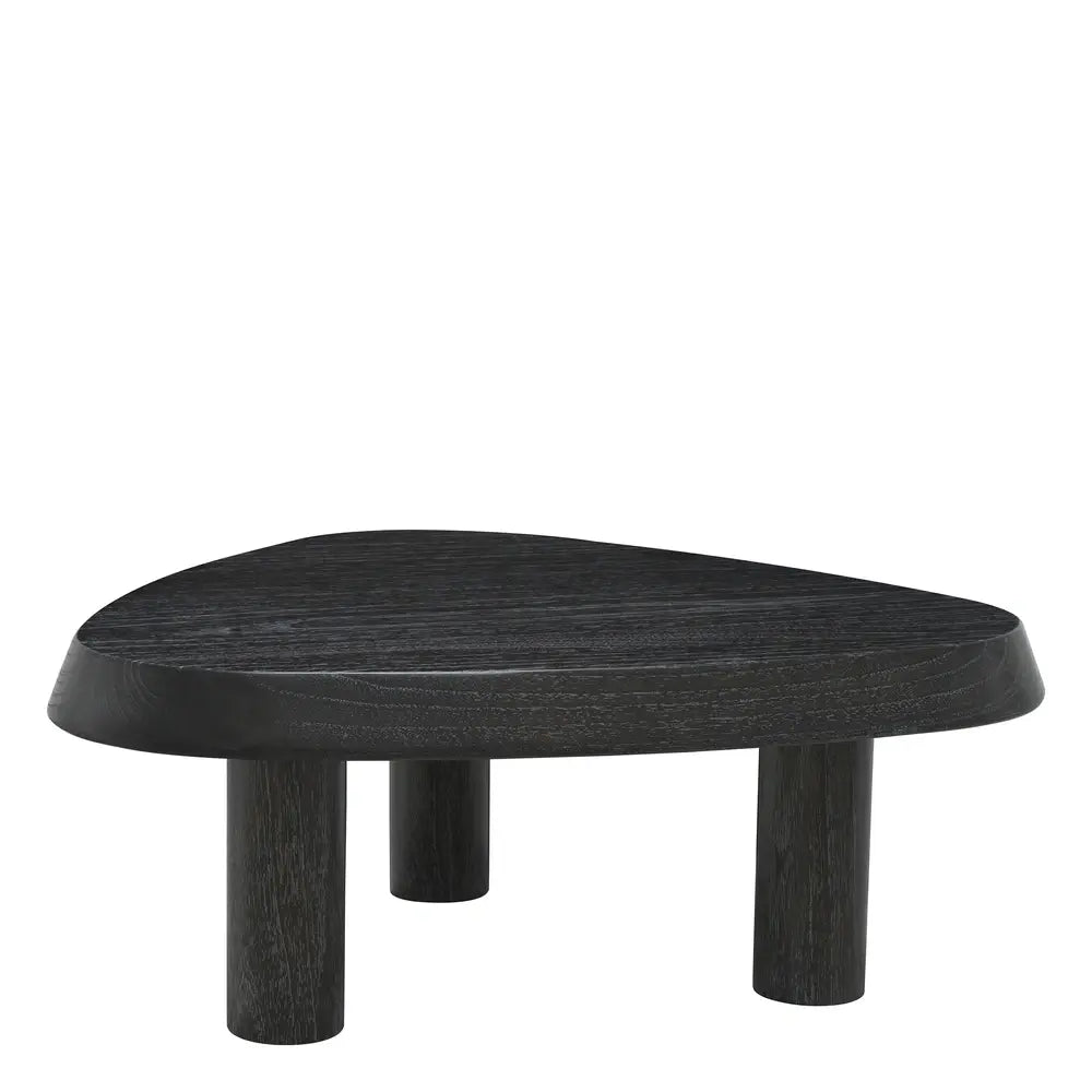 Eichholtz Bril Small Coffee Table In Charcoal Grey Veneer