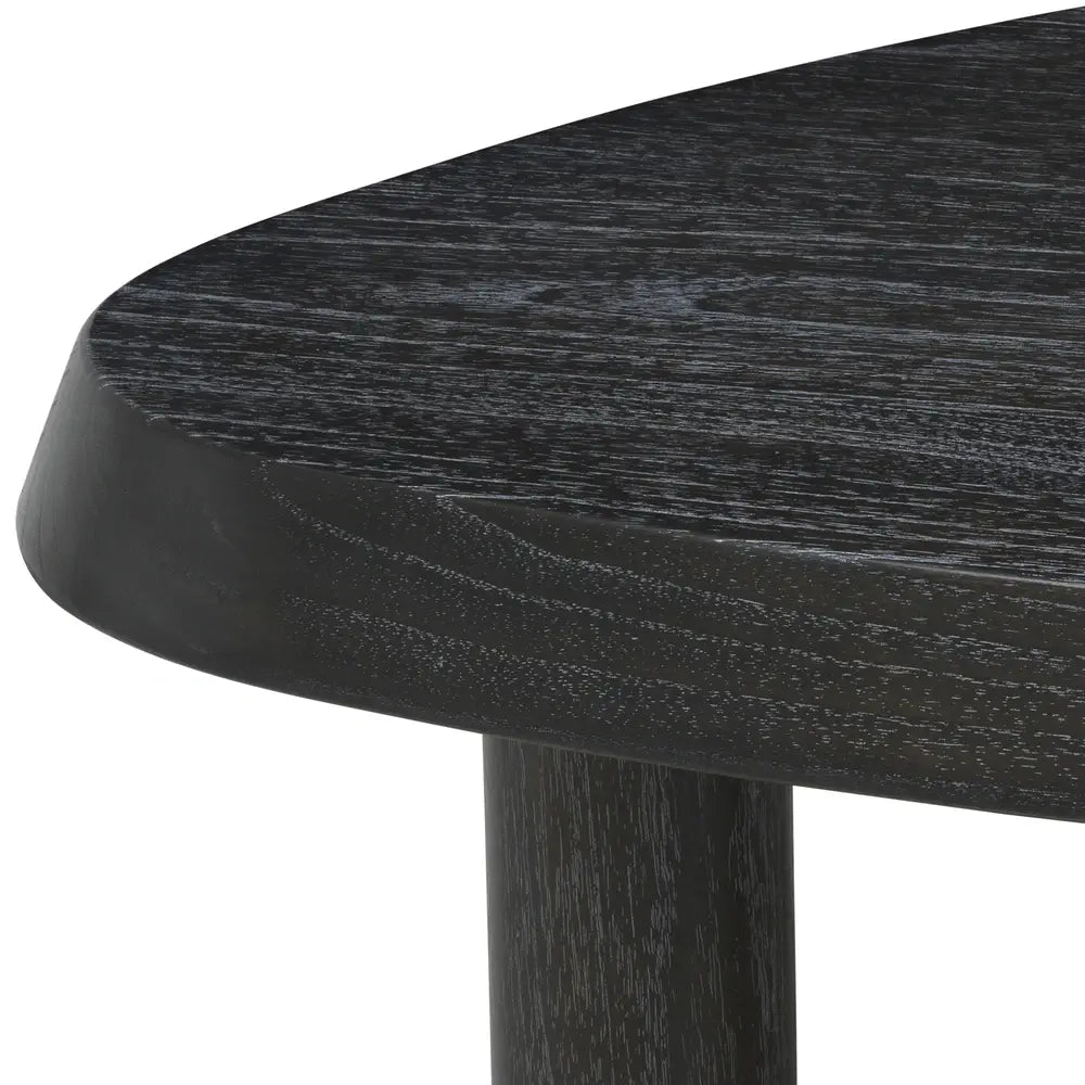 Product photograph of Eichholtz Bri L Small Coffee Table In Charcoal Grey Veneer from Olivia's.