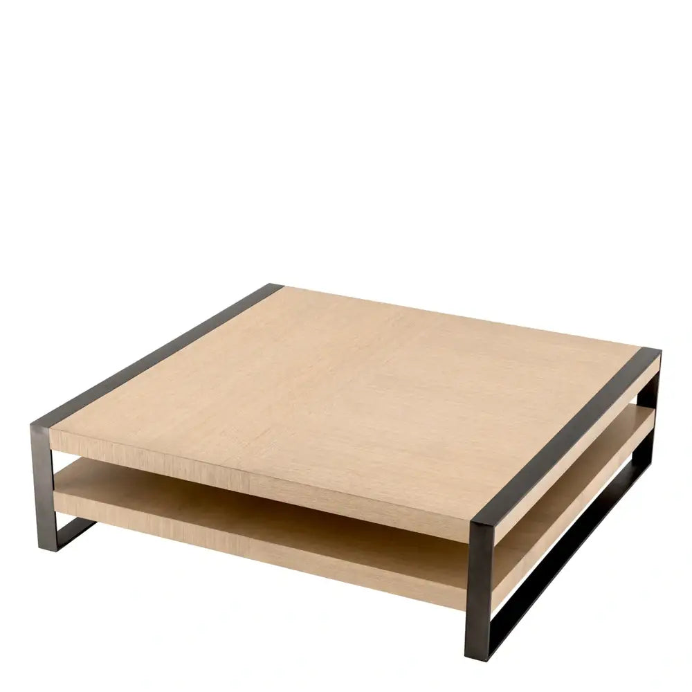 Product photograph of Eichholtz Guinness Coffee Table In Natural Oak Veneer from Olivia's.