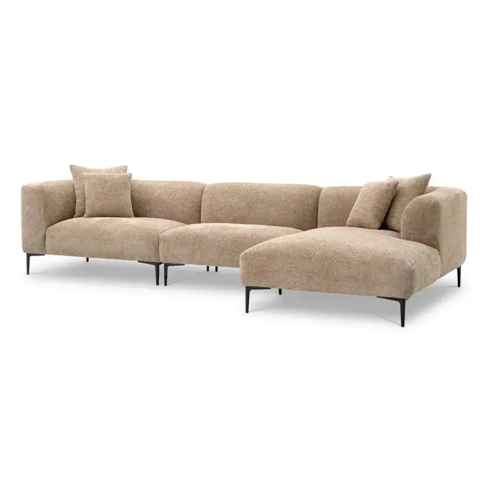 Product photograph of Eichholtz Firenze Lounge Sofa In Lyssa Sand from Olivia's