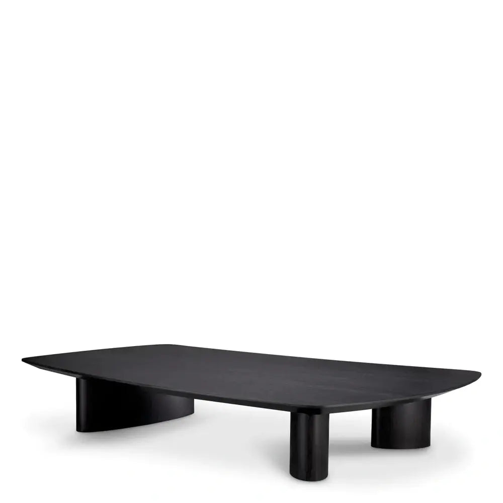 Product photograph of Eichholtz Bergman Coffee Table In Charcoal Grey Oak Veneer from Olivia's