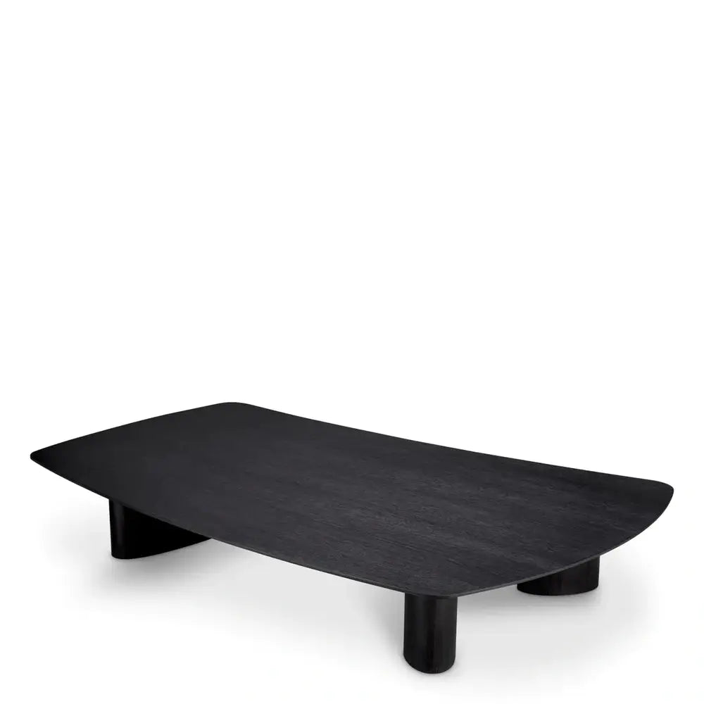 Product photograph of Eichholtz Bergman Coffee Table In Charcoal Grey Oak Veneer from Olivia's.