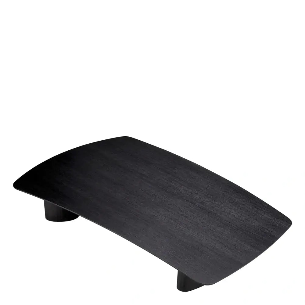 Product photograph of Eichholtz Bergman Coffee Table In Charcoal Grey Oak Veneer from Olivia's.