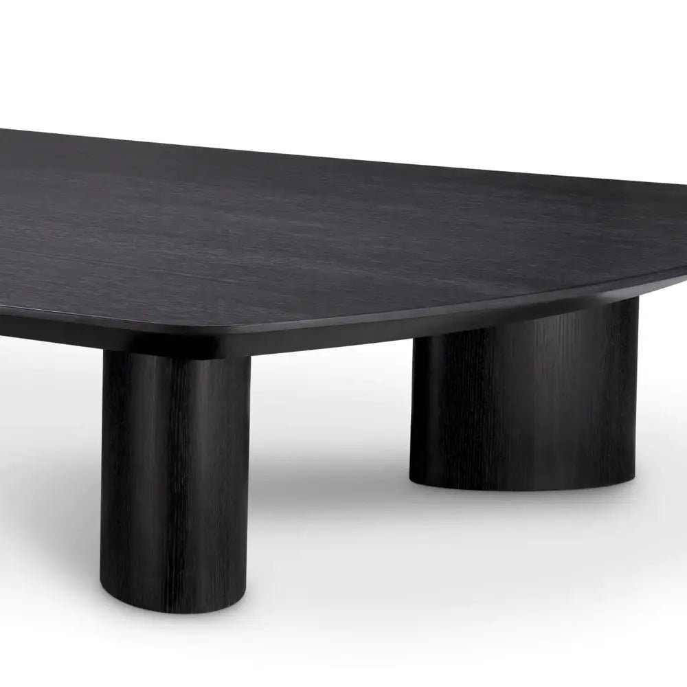 Product photograph of Eichholtz Bergman Coffee Table In Charcoal Grey Oak Veneer from Olivia's.