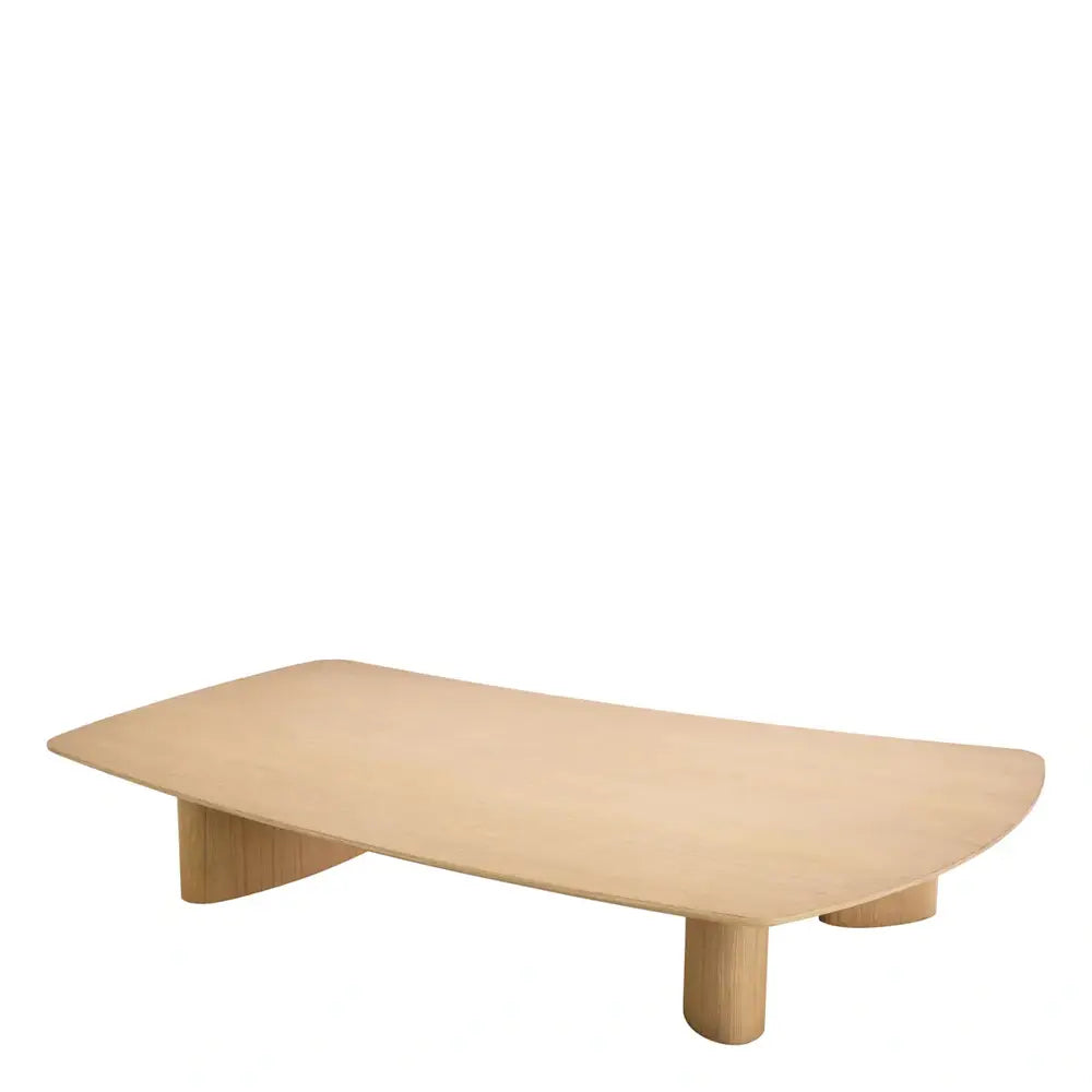 Product photograph of Eichholtz Bergman Coffee Table In Natural Oak Veneer from Olivia's.