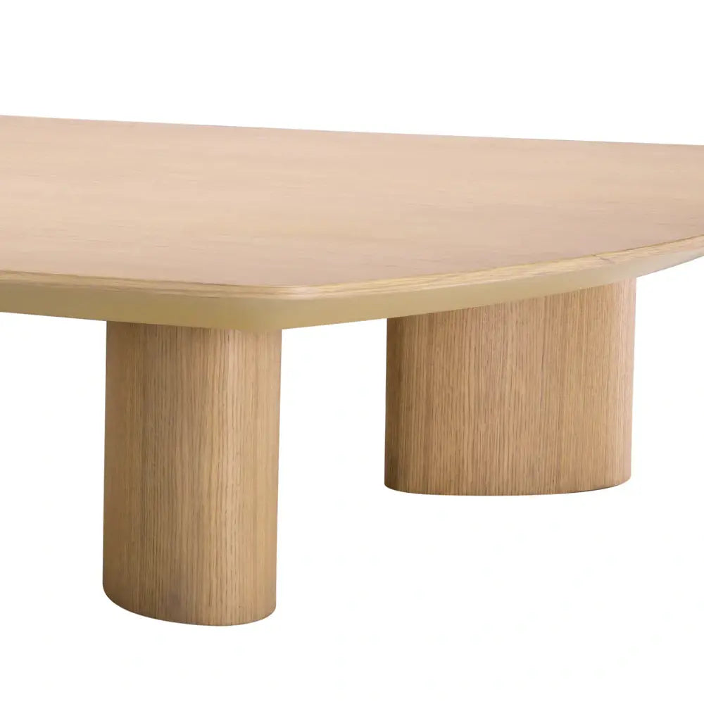 Product photograph of Eichholtz Bergman Coffee Table In Natural Oak Veneer from Olivia's.