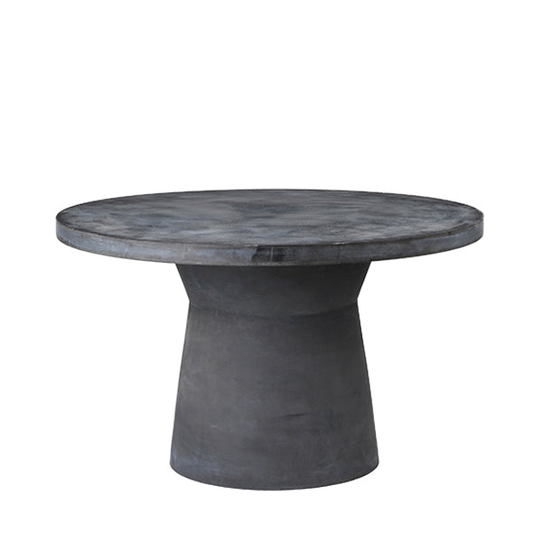 Product photograph of Broste Copenhagen Fiberclay Outdoor Table Dark Charcoal Outlet Small from Olivia's