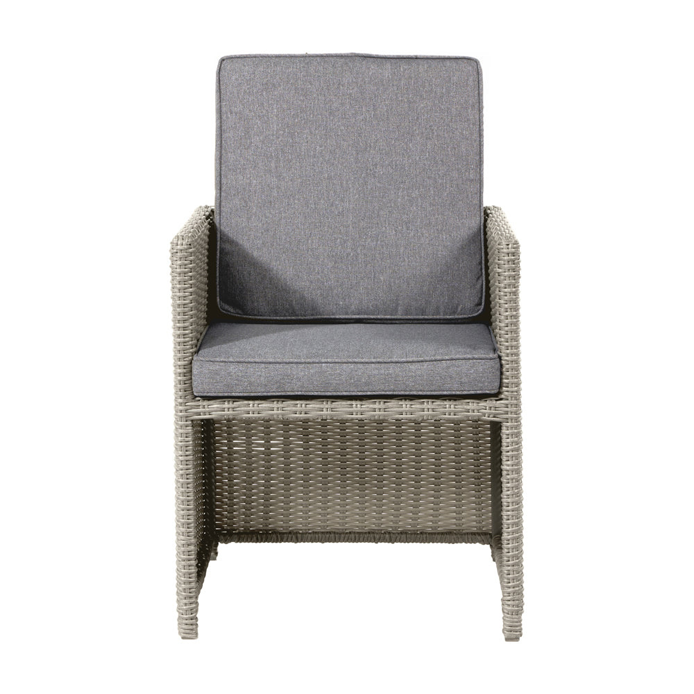 Product photograph of Olivia S Outdoor Stone Grey Coasta Cube Set With Ceramic Top from Olivia's.