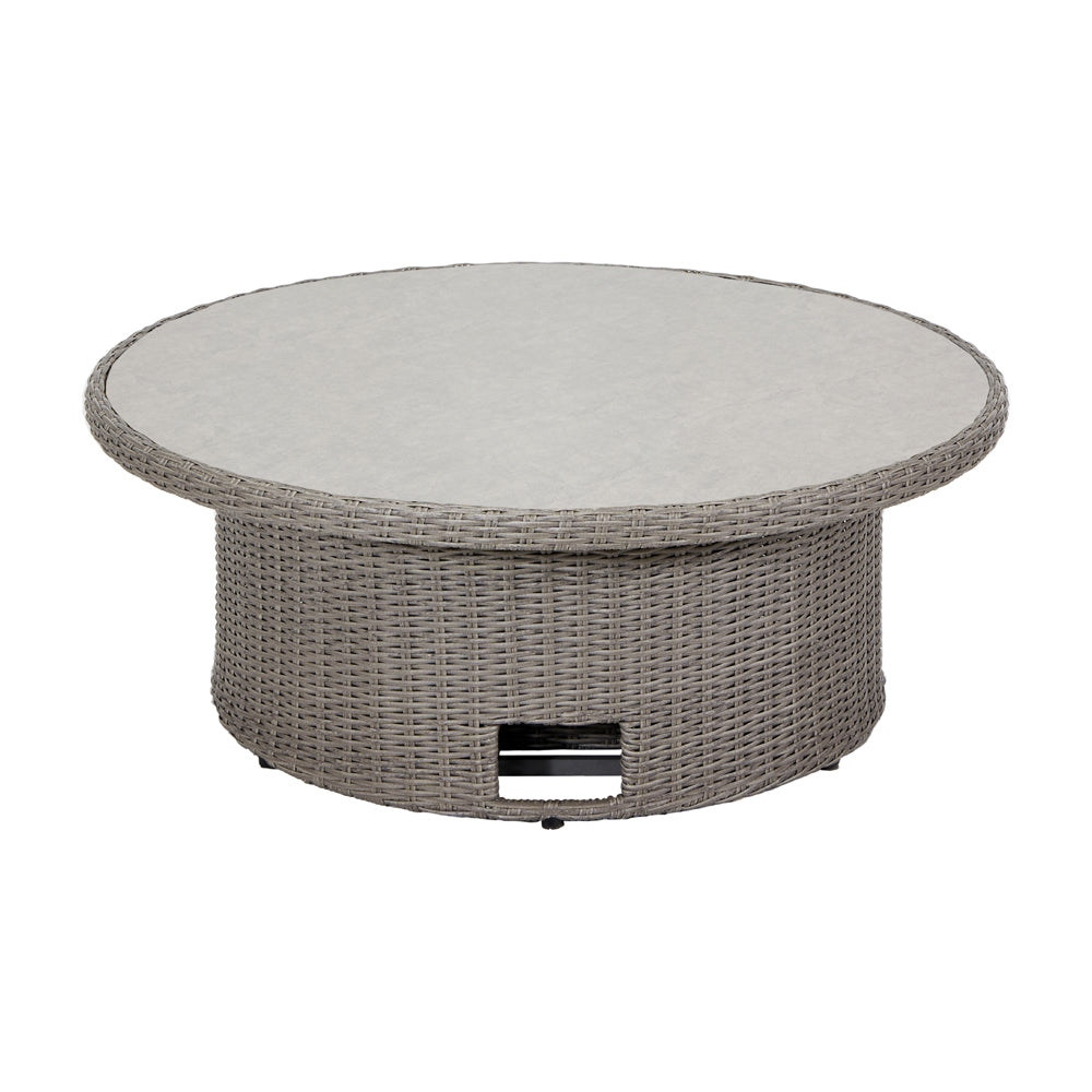 Product photograph of Olivia S Outdoor Slate Grey Bermuda Daybed Dining Set With Ceramic Top from Olivia's