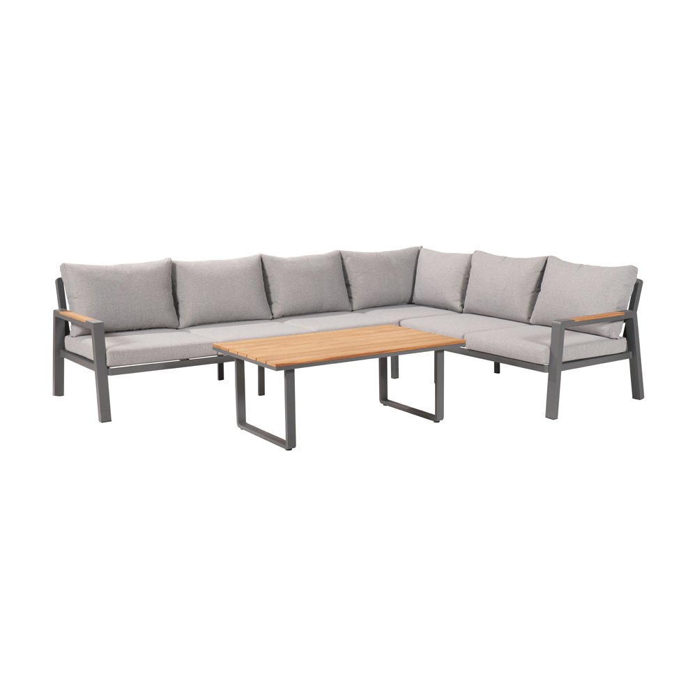 Product photograph of Olivia S Outdoor Oslo Anthracite Corner Set from Olivia's