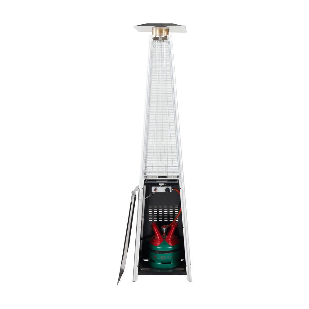 Product photograph of Olivia S Black Quadrilateral Patio Heater from Olivia's.