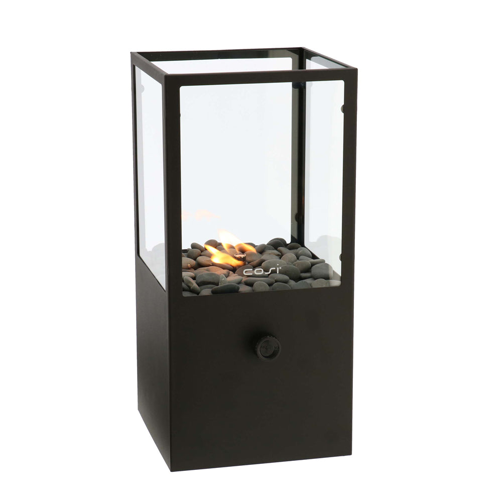 Product photograph of Cosidome High Black Fire Lantern from Olivia's