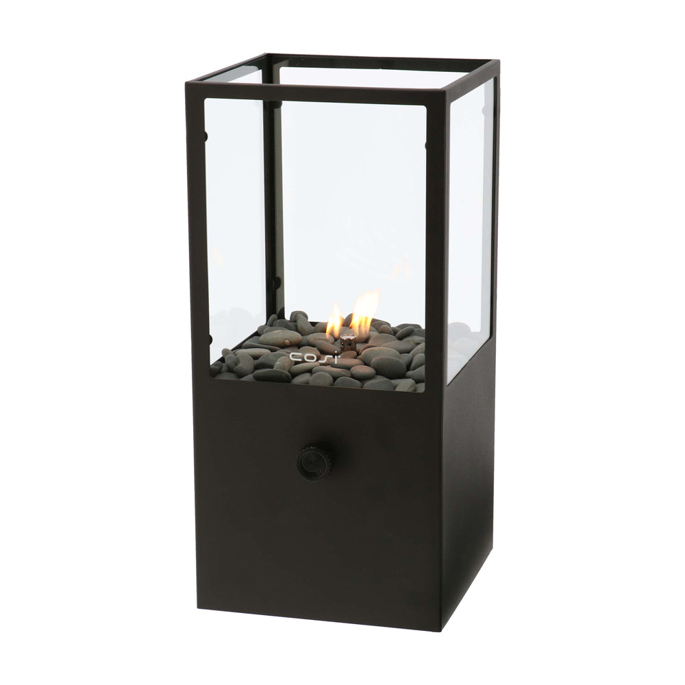 Product photograph of Cosidome High Black Fire Lantern from Olivia's.