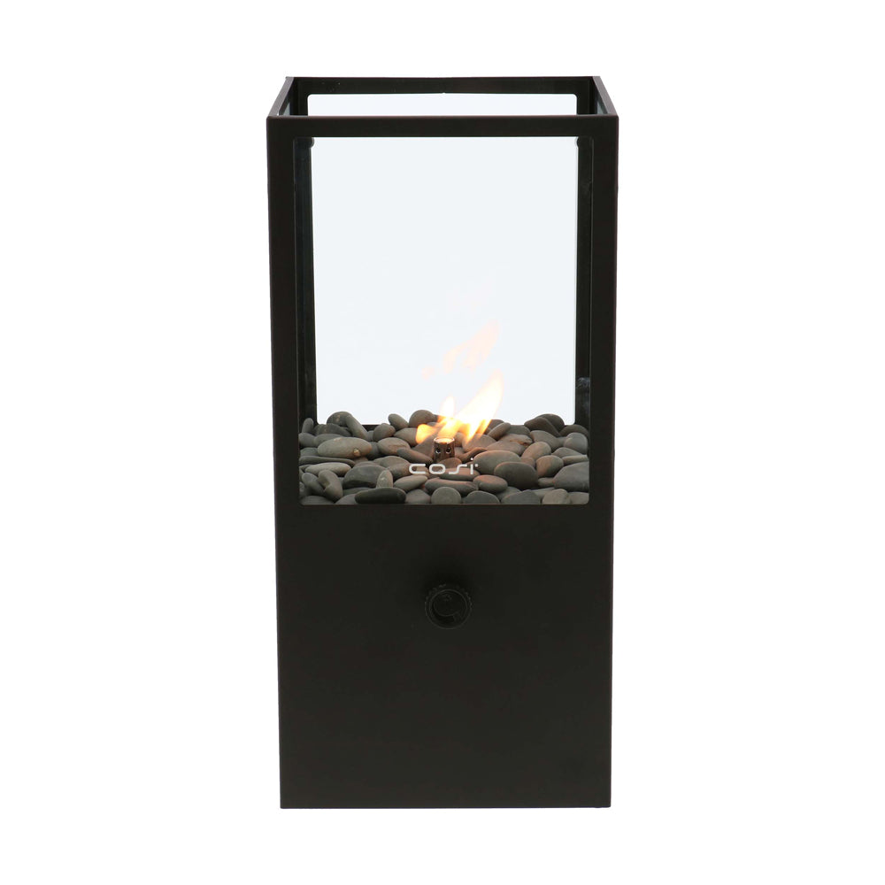 Product photograph of Cosidome High Black Fire Lantern from Olivia's.