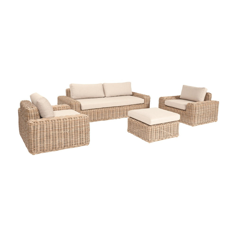 Product photograph of Olivia S Outdoor Garda Natural Antique Lounge Set from Olivia's.