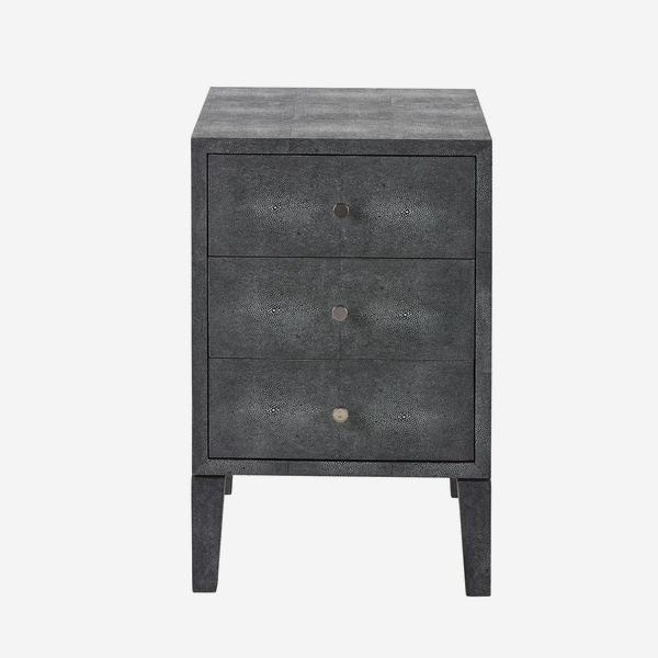 Product photograph of Andrew Martin Georgia Bedside Table Grey from Olivia's.