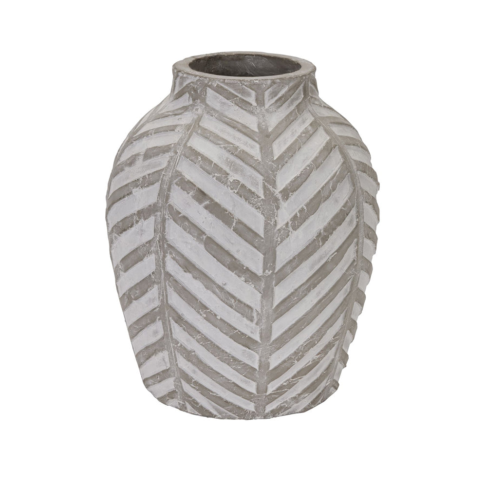 Product photograph of Hill Interiors Bloomville Stone Vase from Olivia's
