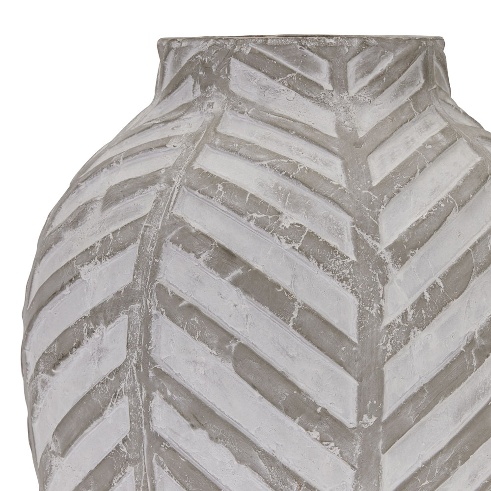 Product photograph of Hill Interiors Bloomville Stone Vase from Olivia's.