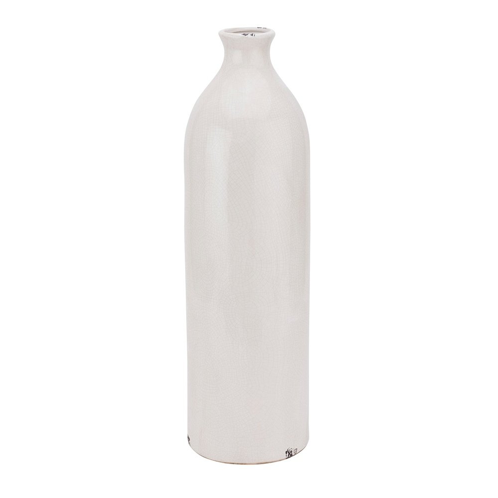 Product photograph of Hill Interiors Garda Glazed Gisela Vase In White from Olivia's