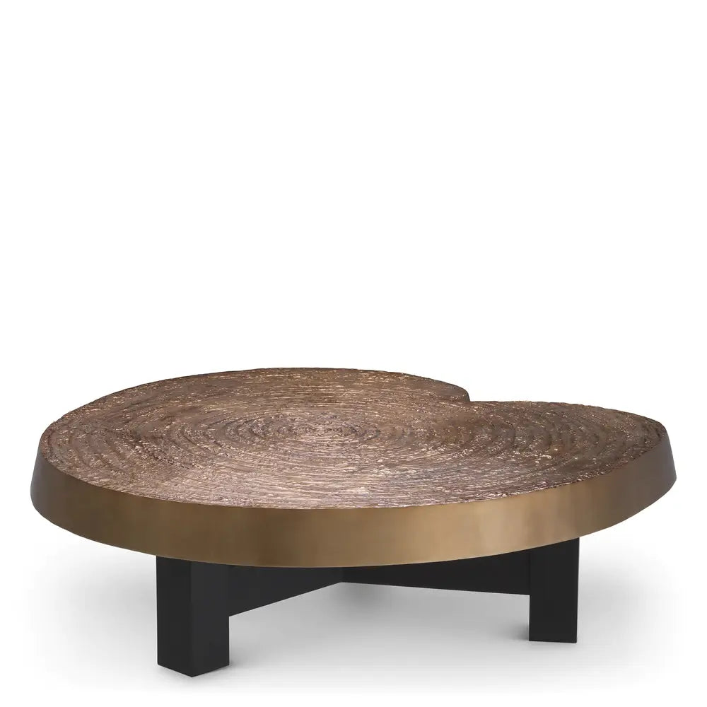 Product photograph of Eichholtz Anabelle Coffee Table In Antique Gold Finish from Olivia's.