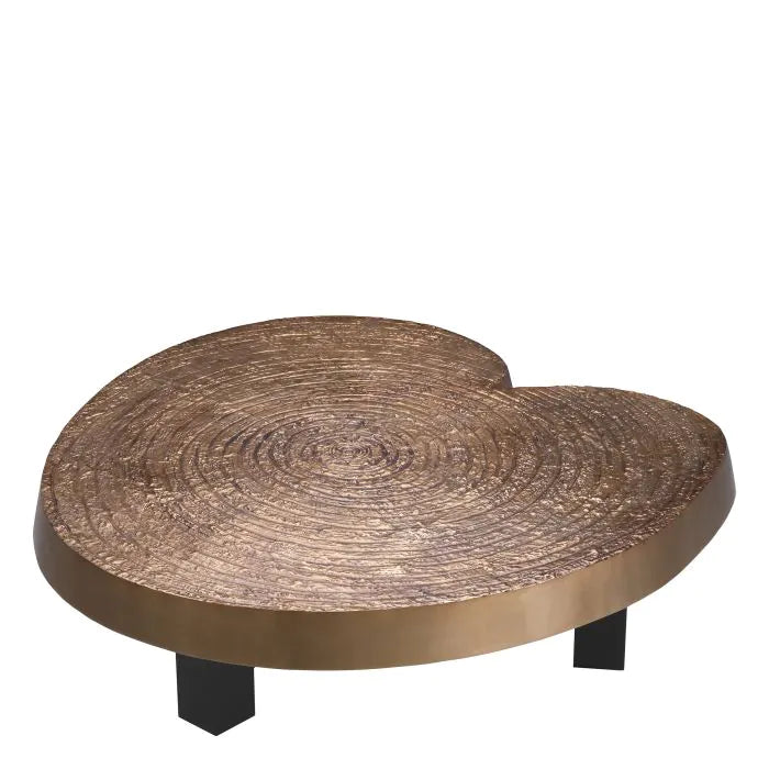 Product photograph of Eichholtz Anabelle Coffee Table In Antique Gold Finish from Olivia's