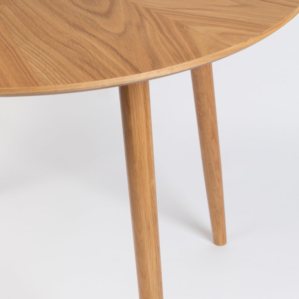 Product photograph of Olivia S Nordic Living Collection - Floris Dining Table In Natural Outlet Large - 120cm from Olivia's.