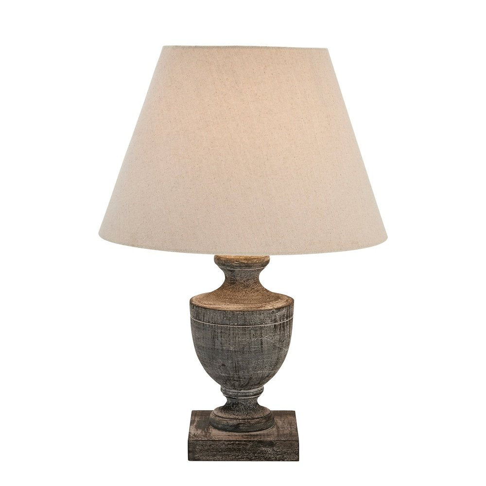 Product photograph of Hill Interiors Incia Urn Wooden Table Lamp from Olivia's