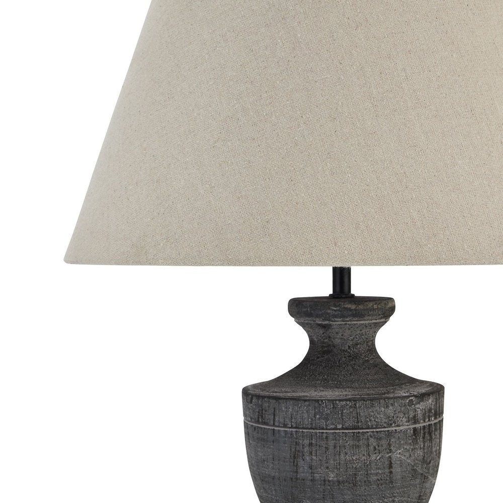 Product photograph of Hill Interiors Incia Urn Wooden Table Lamp from Olivia's.