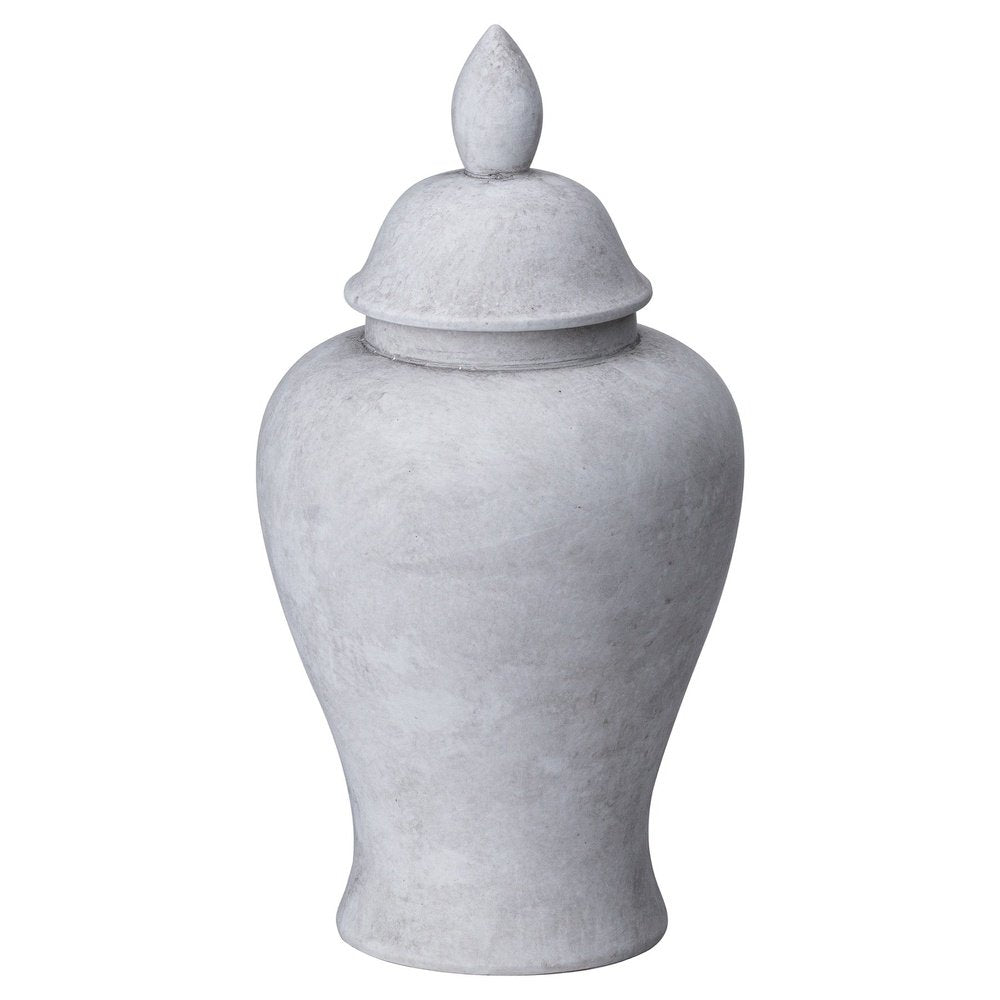 Product photograph of Hill Interiors Darcy Ginger Jar In Stone Small from Olivia's
