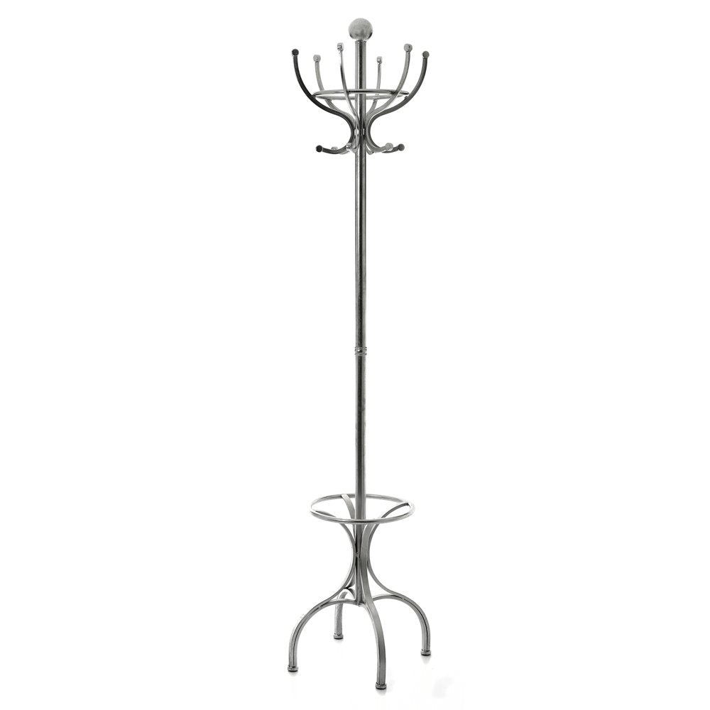 Product photograph of Hill Interiors Silver Hat Coat Stand from Olivia's