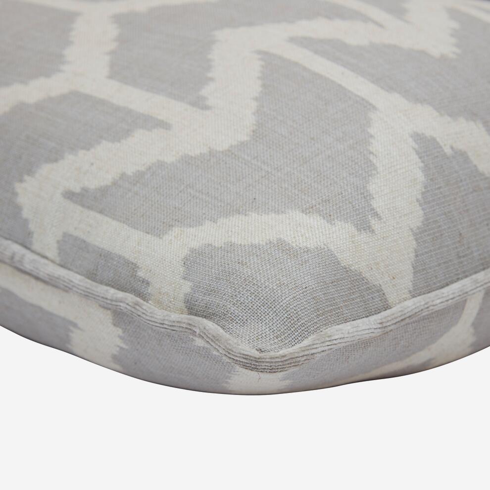 Product photograph of Andrew Martin Togo Cushion Stone from Olivia's.