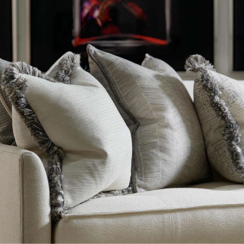 Product photograph of Andrew Martin Molfetta Cushion Chalk Mattinata from Olivia's.