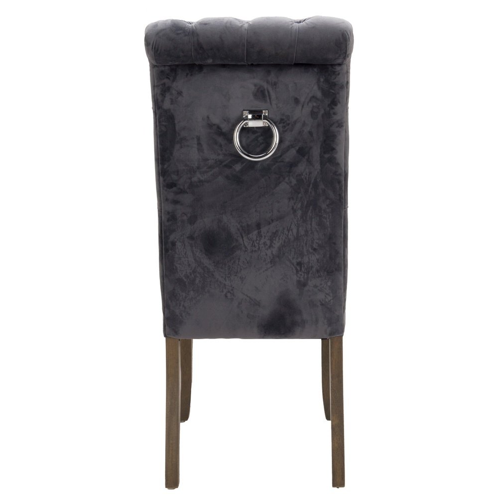 Product photograph of Hill Interiors Knightsbridge Roll Top Dining Chair from Olivia's.