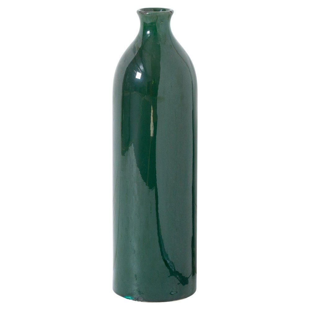 Product photograph of Hill Interiors Garda Glazed Gisela Vase In Emerald from Olivia's